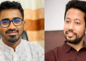 রাশেদ খাঁন (বাঁয়ে) ও সুশান্ত পাল (ডানে)। ছবি : সংগৃহীত