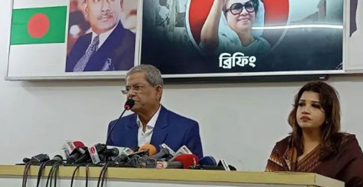 আওয়ামী লীগ সভাপতি শেখ হাসিনাকে দেশে ফেরত পাঠাতে ভারতের কাছে দাবি জানিয়েছে বিএনপি
