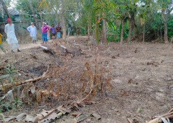 কাপাসিয়ায় সাবেক সেনা সদস্যের জমি দখলের অভিযোগ এক পুলিশ সদস্যের বিরুদ্ধে!