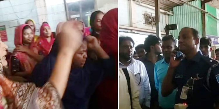 গাজীপুরে বকেয়া বেতনের দাবিতে ফু-ওয়াং ফুডস শ্রমিকদের কর্মবিরতি
